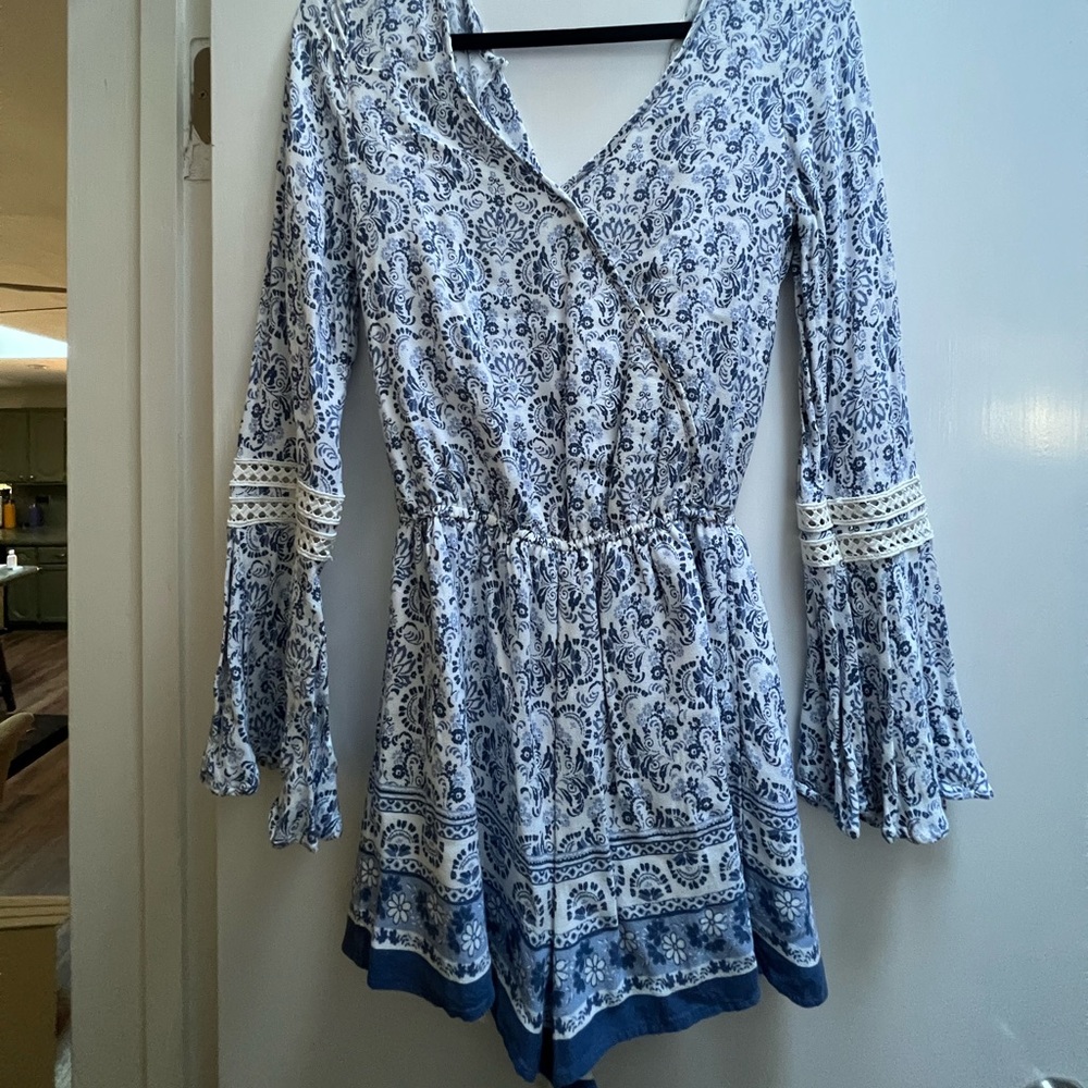 Hollister paisley romper